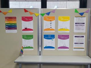 図書館パネル展の写真