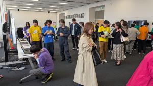 体験会の会場全景（前方から）