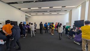 体験会の会場全景（後方から）