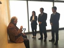 ホロコースト博物館視察風景