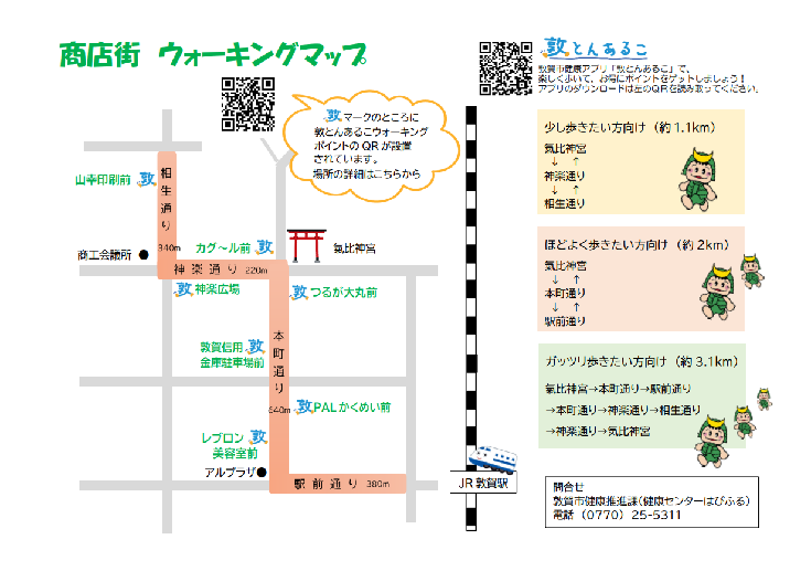 商店街ウォーキングマップ